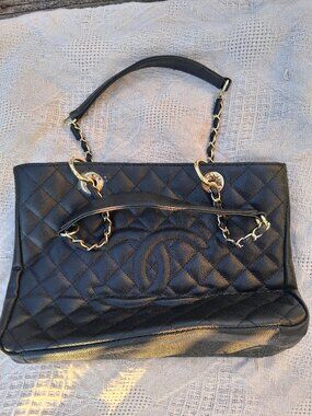 Chanel big bag tote purse